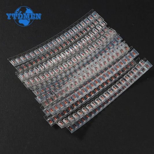 300PCS SMD LL34 Zener Diode Kit 0.5W 1/2W 3V-24V 2V-39V SMD Diode Set 1N4148