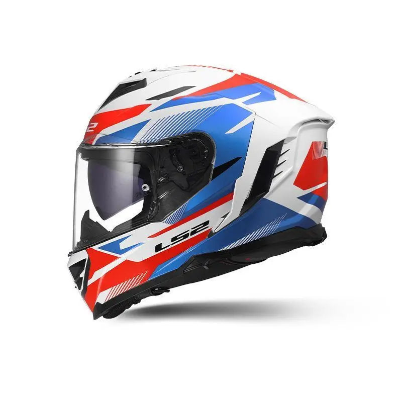 LS2 FF818 Motorcycle Helmet Full Face Double Lens Off-road Racing Helmet Men Breathable Cascos Para Moto DOT Casco Moto