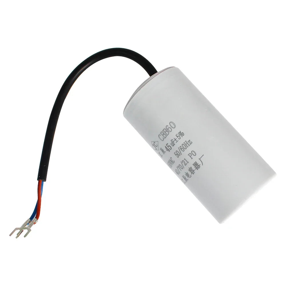 CBB60 Motor Run Capacitors 5UF 6UF 8UF 10UF 12UF 14UF 15UF 16UF 18UF 20UF 25UF 30UF 35UF 40UF 45UF 50UF 60UF Starting Capacitor