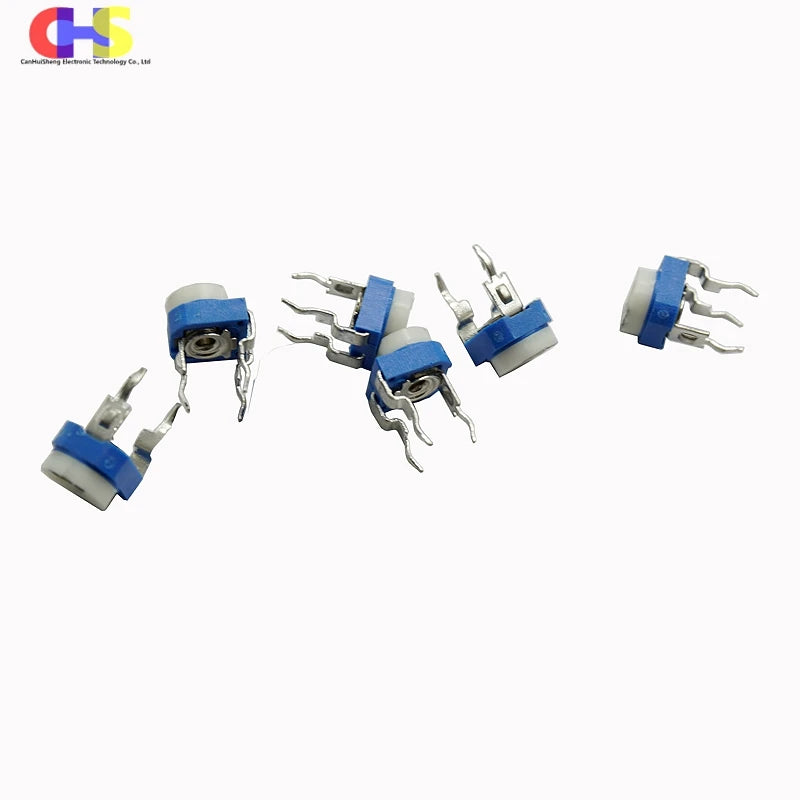 20pcs RM065 Variable Resistor RM-065 100R 200R 500R 1K 2K 2.2K 5K 10K 20K 50K 100K 200K 500K 1M Ohm Trimmer Potentiometer