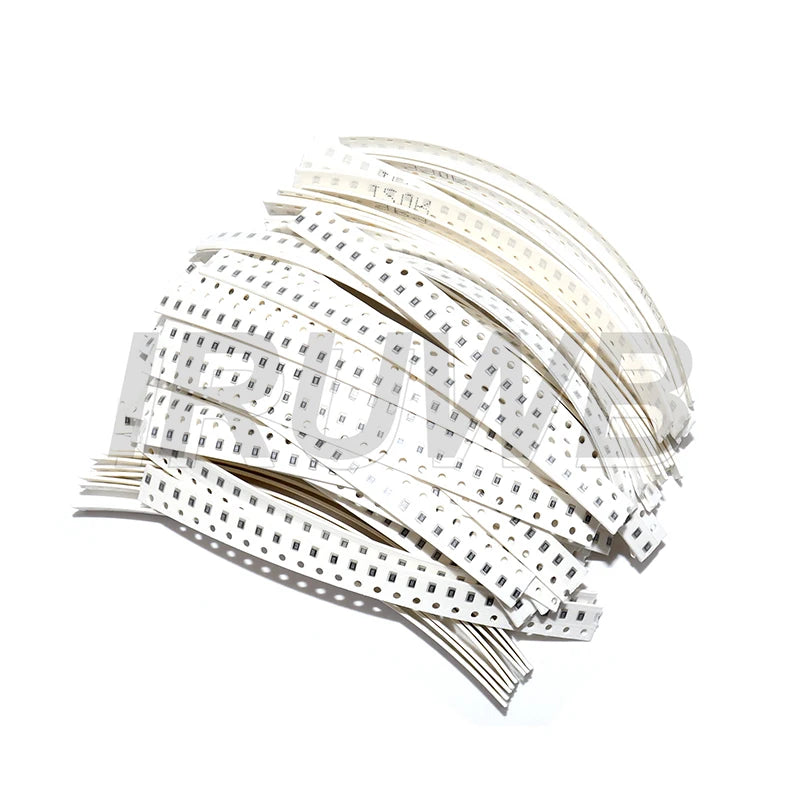 1500PCS/Set Resistors Assorted Set SMD 60 Values X 25Pcs 0R-10M Ohm 1% High Precision Film Chip Resistance Kit 0603 0805