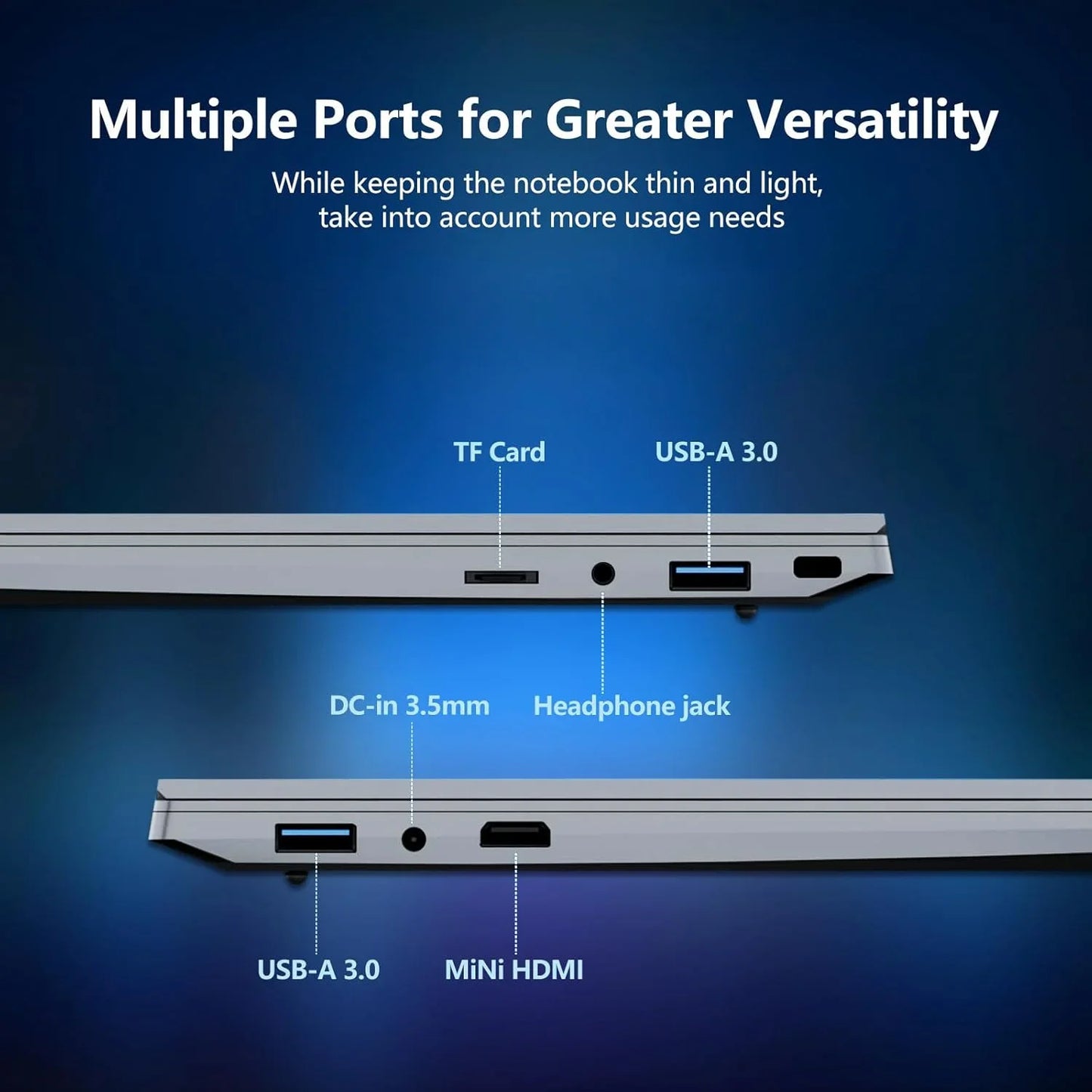 15.6 Inch 4K HD Ultra Thin Laptop, 2026 LENO Intel Core i9-9900, Windows 11, 16GB RAM 1TB SSD, Portable Gaming Business Notebook