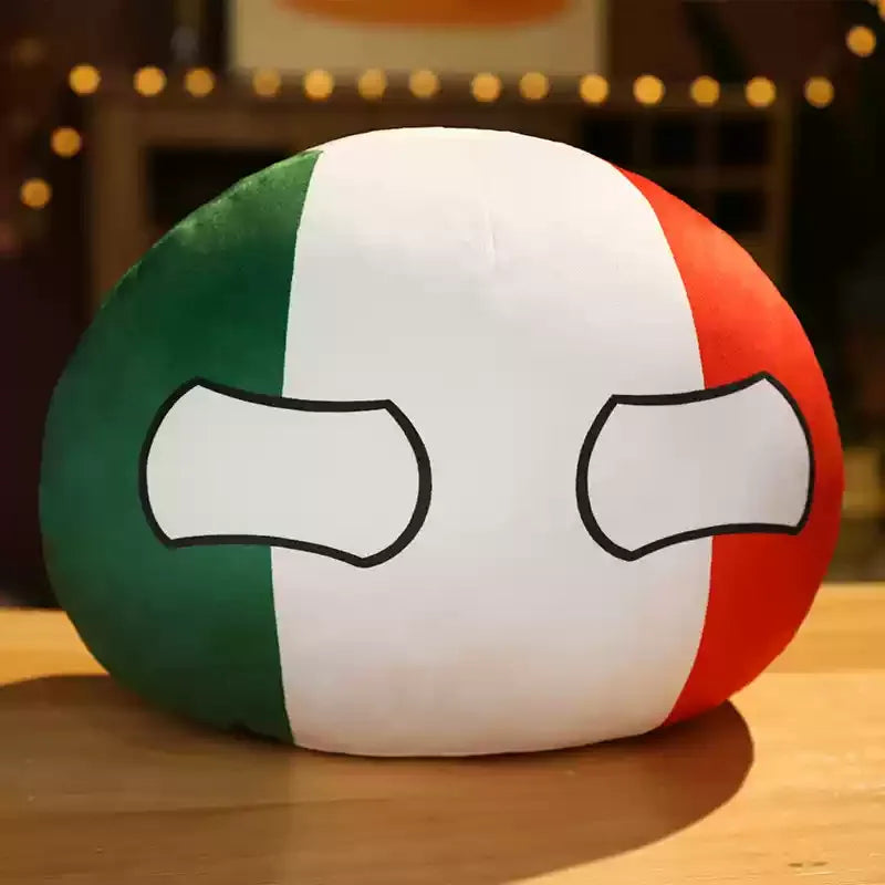 Newest 10cm 68 Styles Country Ball Plush Toy Polandball Pendant Country Flag Ball Gifts for Children Kazakhstan Countryball Stuf