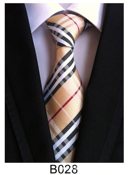 Manufacturers wholesale tie polyester jacquard tie men's casual formal wear professional business tie in stock supply