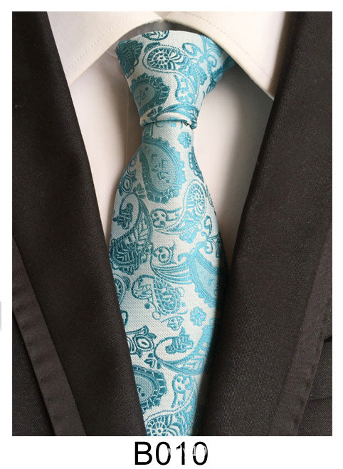 Manufacturers wholesale tie polyester jacquard tie men's casual formal wear professional business tie in stock supply