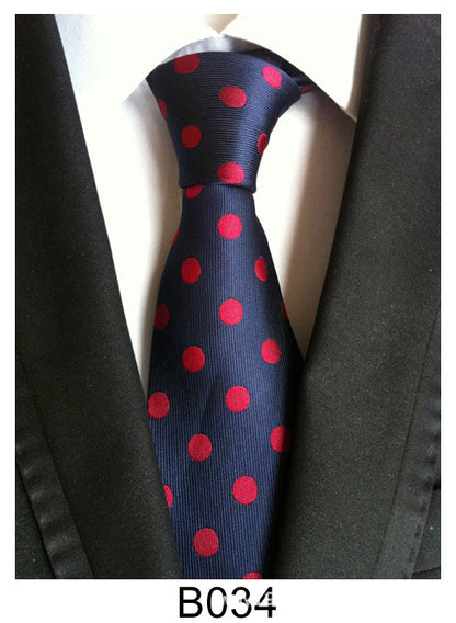 Manufacturers wholesale tie polyester jacquard tie men's casual formal wear professional business tie in stock supply