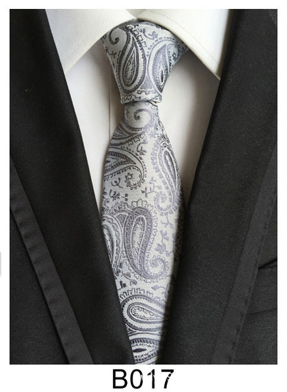 Manufacturers wholesale tie polyester jacquard tie men's casual formal wear professional business tie in stock supply