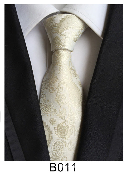 Manufacturers wholesale tie polyester jacquard tie men's casual formal wear professional business tie in stock supply