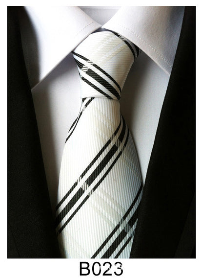 Manufacturers wholesale tie polyester jacquard tie men's casual formal wear professional business tie in stock supply