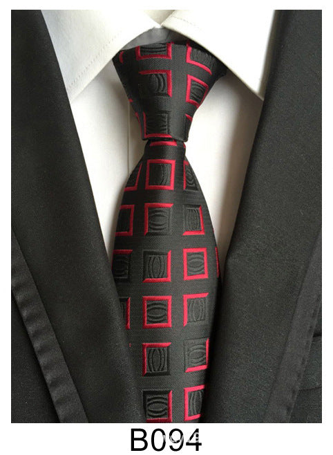 Manufacturers wholesale tie polyester jacquard tie men's casual formal wear professional business tie in stock supply