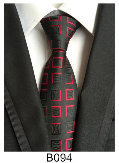 Manufacturers wholesale tie polyester jacquard tie men's casual formal wear professional business tie in stock supply