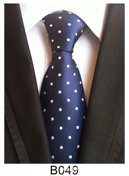Manufacturers wholesale tie polyester jacquard tie men's casual formal wear professional business tie in stock supply