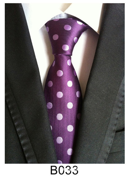 Manufacturers wholesale tie polyester jacquard tie men's casual formal wear professional business tie in stock supply