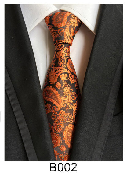 Manufacturers wholesale tie polyester jacquard tie men's casual formal wear professional business tie in stock supply