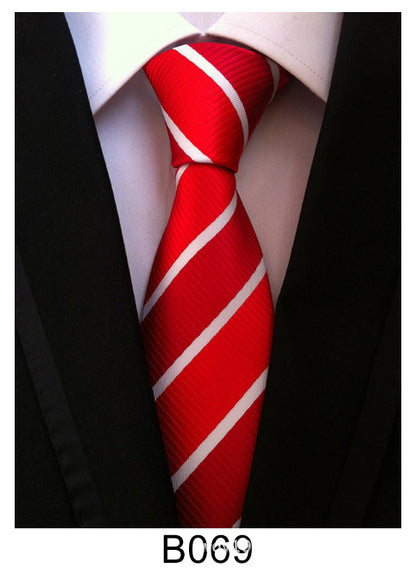 Manufacturers wholesale tie polyester jacquard tie men's casual formal wear professional business tie in stock supply