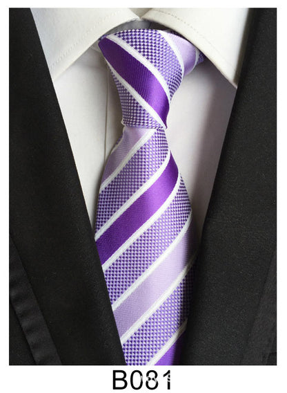 Manufacturers wholesale tie polyester jacquard tie men's casual formal wear professional business tie in stock supply