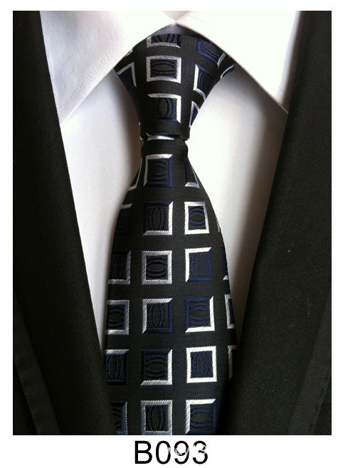 Manufacturers wholesale tie polyester jacquard tie men's casual formal wear professional business tie in stock supply
