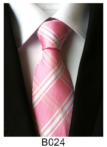 Manufacturers wholesale tie polyester jacquard tie men's casual formal wear professional business tie in stock supply