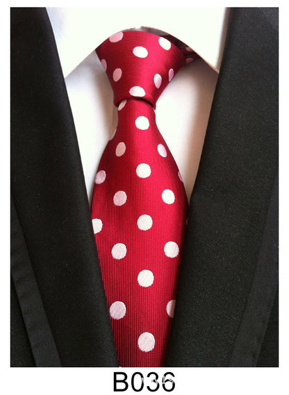 Manufacturers wholesale tie polyester jacquard tie men's casual formal wear professional business tie in stock supply