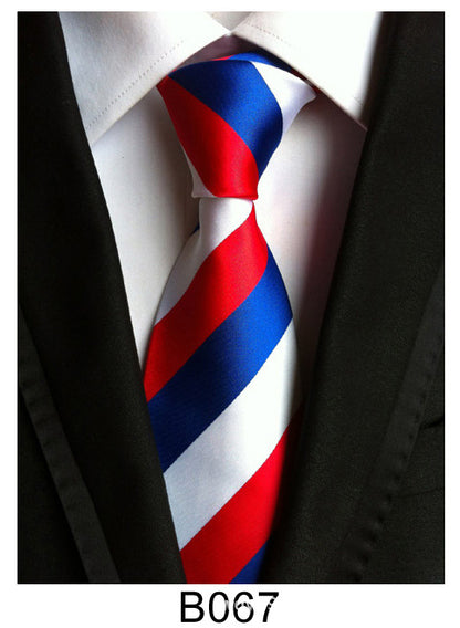 Manufacturers wholesale tie polyester jacquard tie men's casual formal wear professional business tie in stock supply