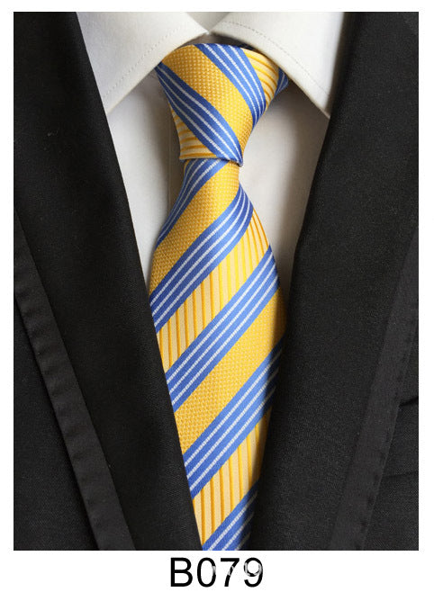 Manufacturers wholesale tie polyester jacquard tie men's casual formal wear professional business tie in stock supply