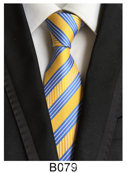 Manufacturers wholesale tie polyester jacquard tie men's casual formal wear professional business tie in stock supply