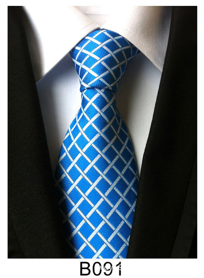 Manufacturers wholesale tie polyester jacquard tie men's casual formal wear professional business tie in stock supply