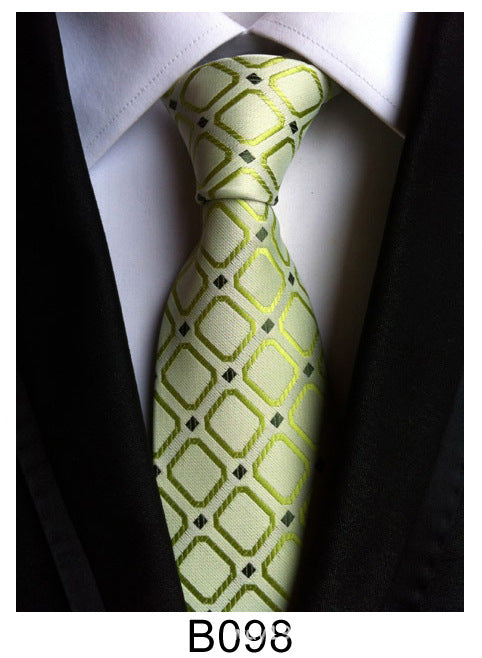Manufacturers wholesale tie polyester jacquard tie men's casual formal wear professional business tie in stock supply