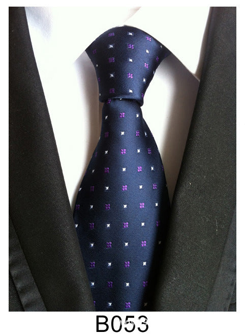 Manufacturers wholesale tie polyester jacquard tie men's casual formal wear professional business tie in stock supply