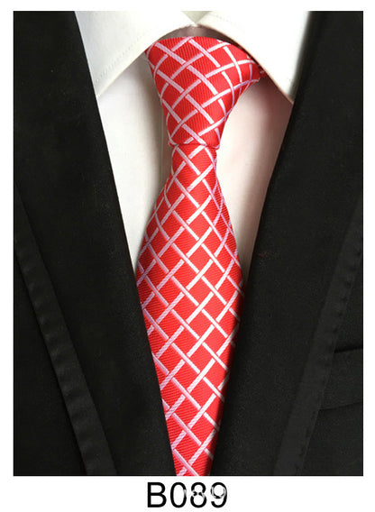Manufacturers wholesale tie polyester jacquard tie men's casual formal wear professional business tie in stock supply