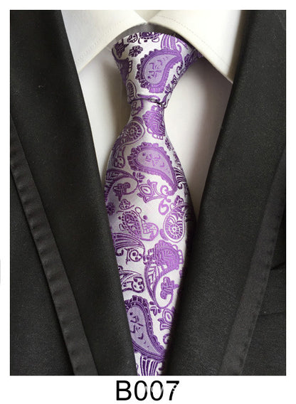 Manufacturers wholesale tie polyester jacquard tie men's casual formal wear professional business tie in stock supply