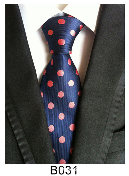 Manufacturers wholesale tie polyester jacquard tie men's casual formal wear professional business tie in stock supply