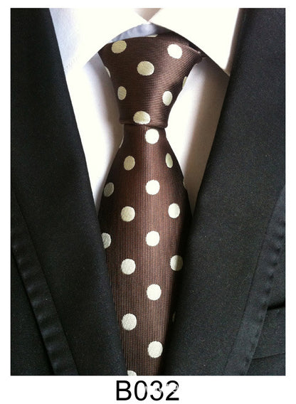 Manufacturers wholesale tie polyester jacquard tie men's casual formal wear professional business tie in stock supply