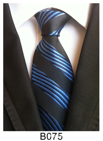 Manufacturers wholesale tie polyester jacquard tie men's casual formal wear professional business tie in stock supply