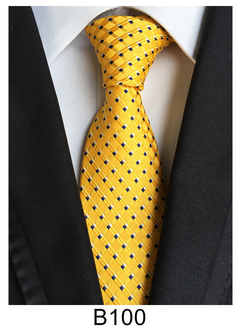 Manufacturers wholesale tie polyester jacquard tie men's casual formal wear professional business tie in stock supply