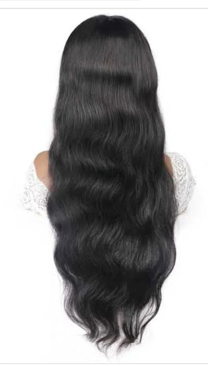 Transparent 13x4 13x6 Lace Wig Hand Tied Weft Raw Indian Virgin Remy Human Hair Natural Soft Comfortable Straight Body Wave Hair