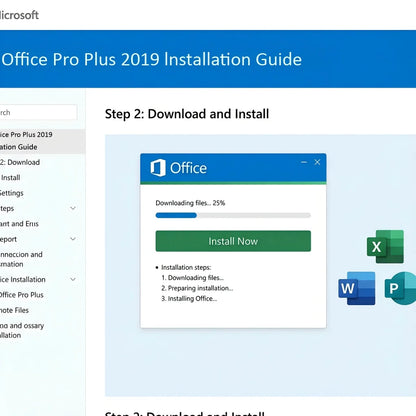 Office 2019 Professional Plus Online Key for 1pc Digital License Global Activation Lifetime Use Win10/11 System Multi-language