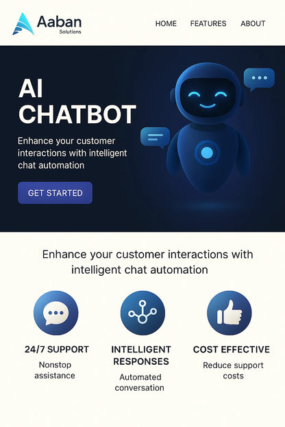 Professional AI Chat Bot Software NLP Powered Conversational Assistant Multi Language Live Chat Integration for Business Growth