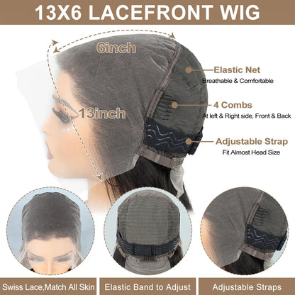 13x6 Glueless Hd Lace Frontal Wig Vietnamese Raw Hair Wigs Human Hair Lace Front Virgin Cuticle Aligned Hair bone straight Wig