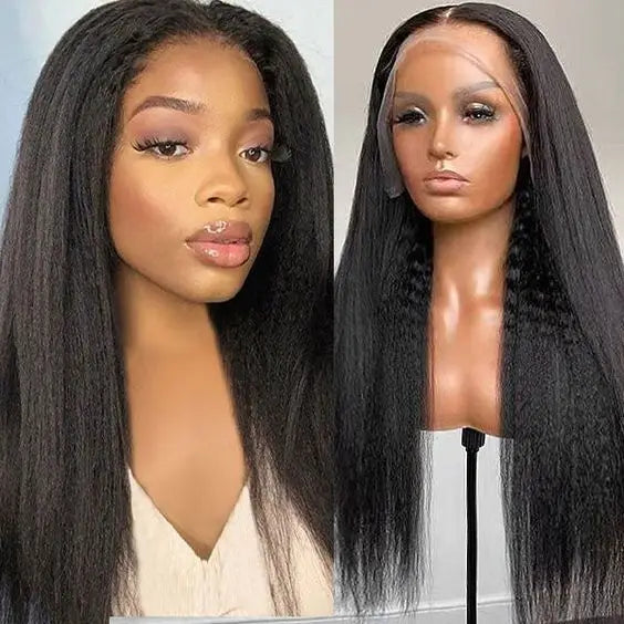 13X4 Human Hair Transparent Swiss Lace Frontal Wig, Wholesale Virgin Raw Vietnamese Human Hair Wig Glueless HD Lace Frontal Wigs