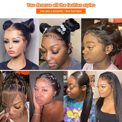 Wholesale HD Brazilian Hair Wig Human Hair 360 13x6 Transparent Lace Frontal Wigs Vendor Full Lace Wig With Baby Hair for Women