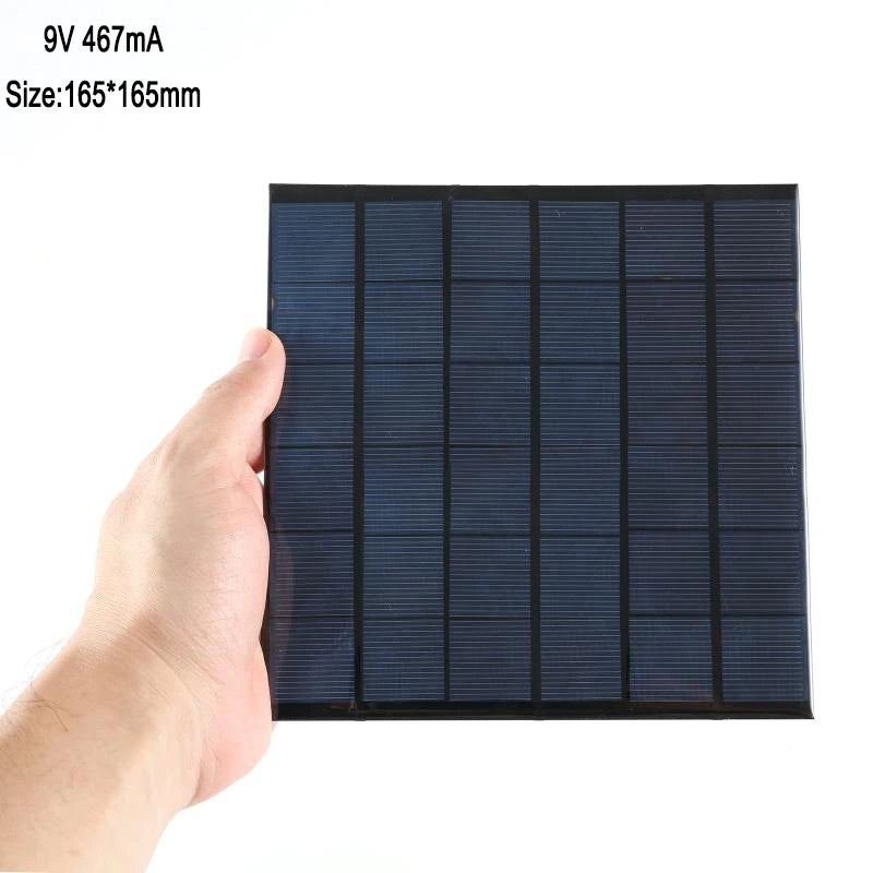 Solar Panel 6V 9V 18V Mini Solar System DIY For Battery Cell Phone Chargers Portable 2W 3W 4.5W 6W 10W 20W Solar Cell