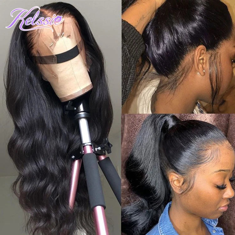 150 180 Density 360 HD Transparent Full Lace Wig Human Hair on Sale 360 Lace Frontal Wig Brazilian Wet and Wavy With Baby Hair