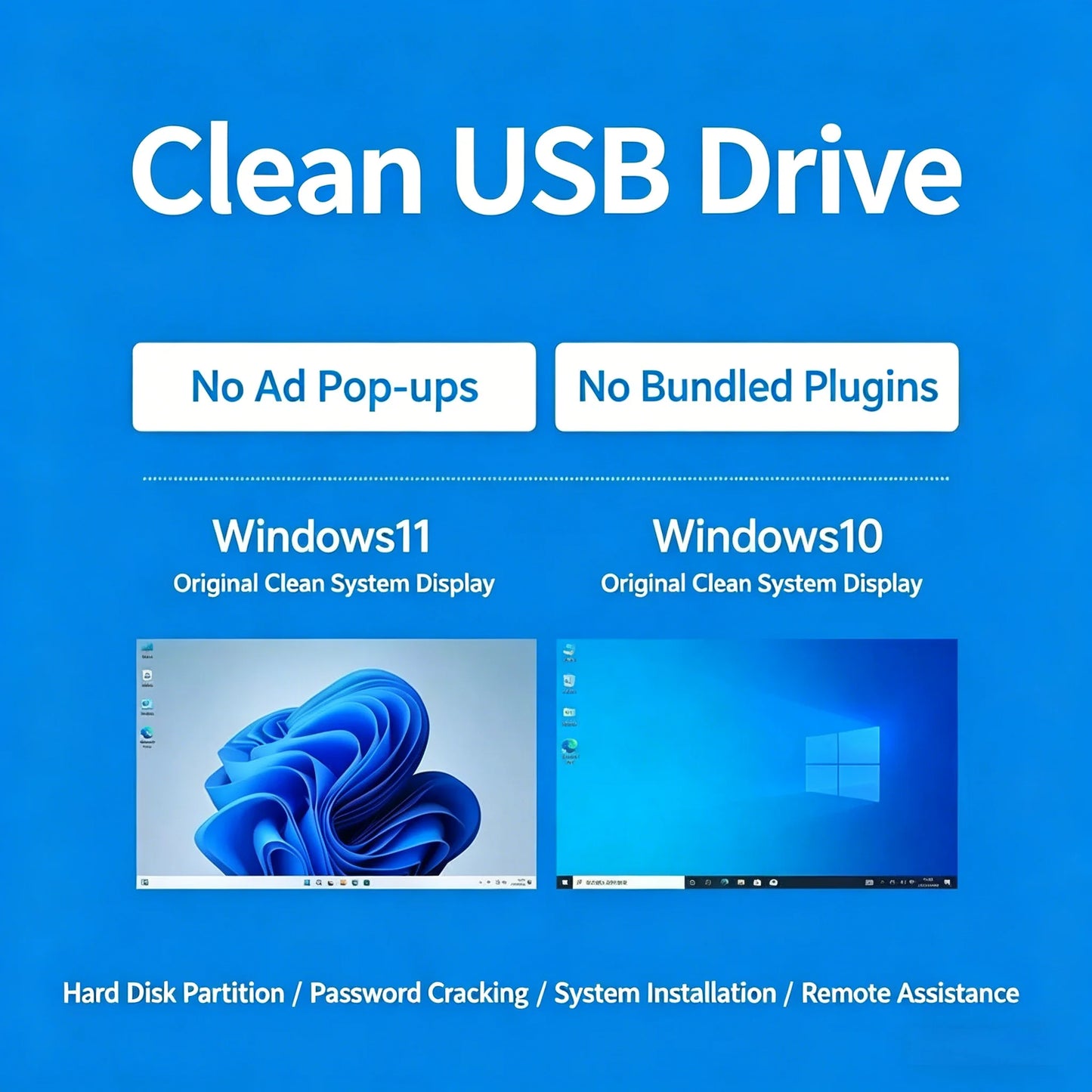 Install the Genuine Windows 7 System on the Computer System Using a USB Drive in One Click.