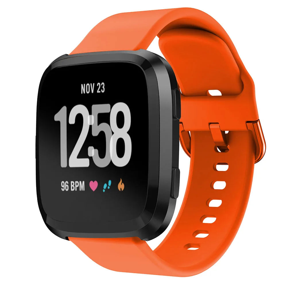 22mm Soft Silicone strap band for Fitbit Versa Watch Replacement Accessories Bracelet Wristband for Fitbit Versa Watchband bands