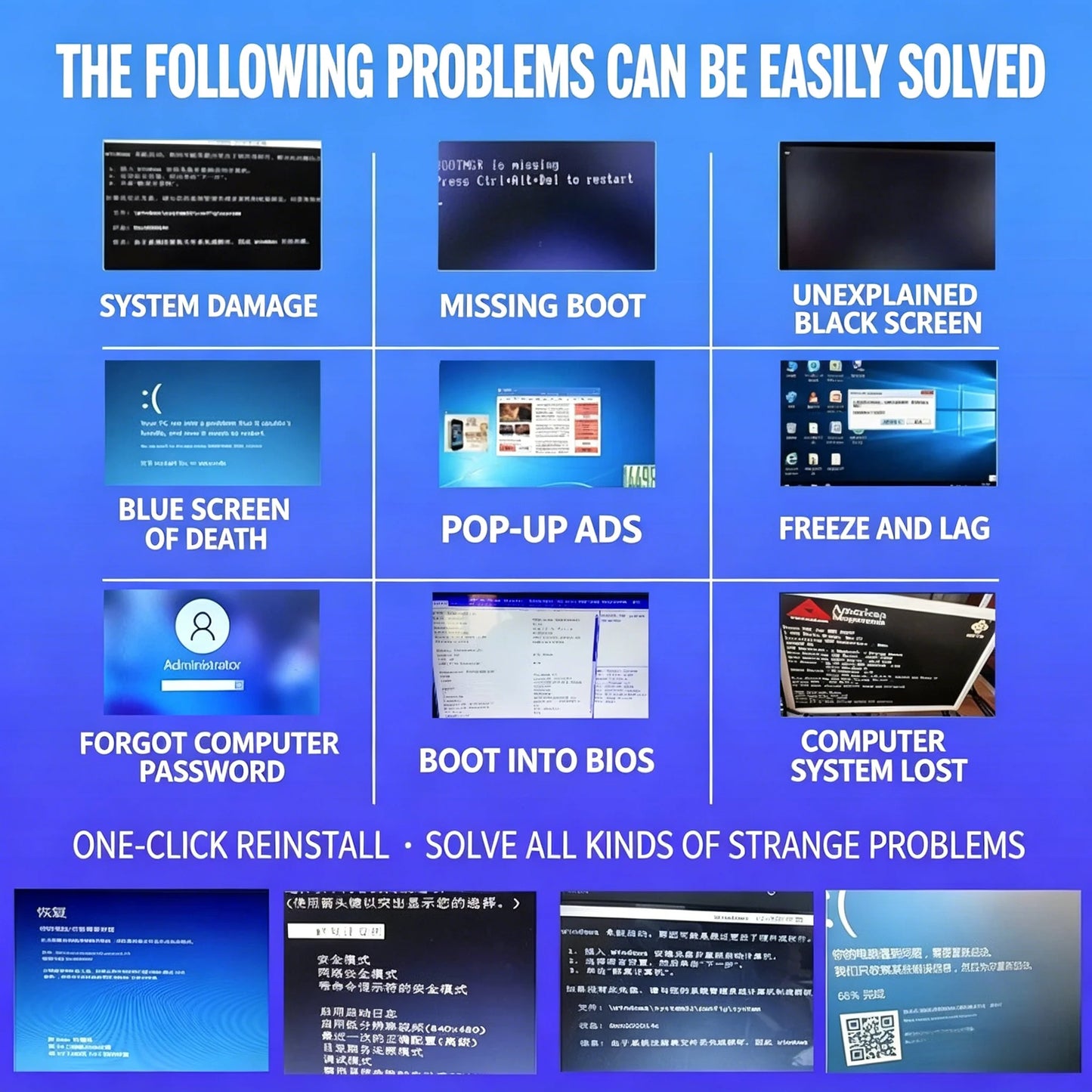 Install the Genuine Windows 7 System on the Computer System Using a USB Drive in One Click.