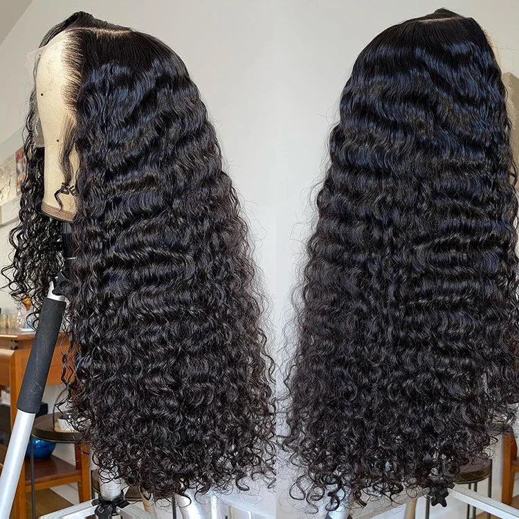 10A Raw Indian Hair Lace Frontal Human Hair Wigs,Glueless Full HD Lace Wigs Human Hair Lace Front,Body Wave Wigs for Black Women