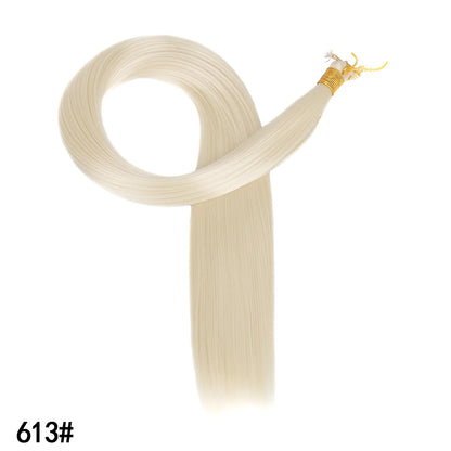 Wholesale Dyed Long Straight Hair Wigs Machine Double Weft High Temperature Fiber Braided Bulk Hair Bundle 150g