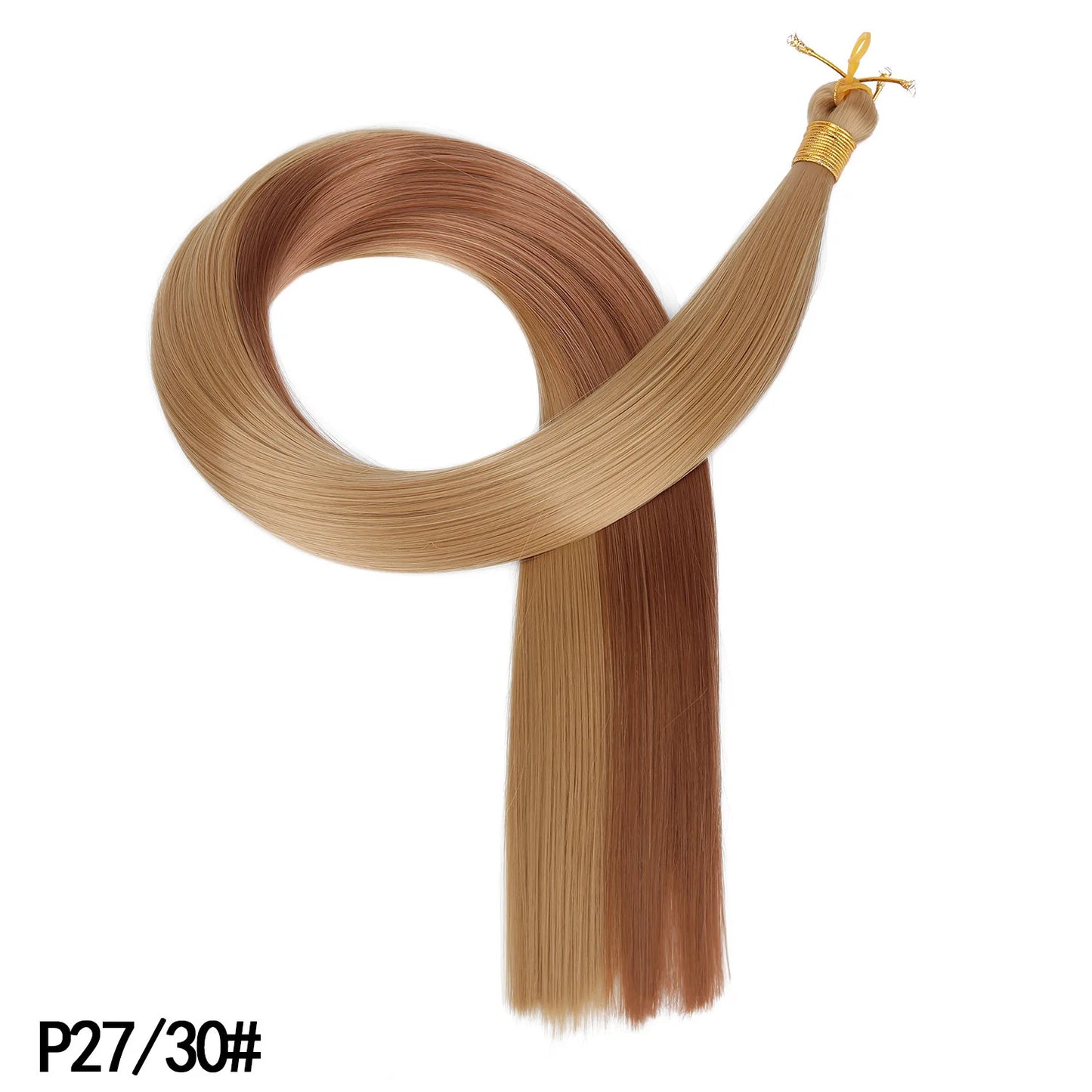 Wholesale Dyed Long Straight Hair Wigs Machine Double Weft High Temperature Fiber Braided Bulk Hair Bundle 150g