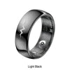 2025 Q520 ECG Smart Ring Blood Oxygen Blood Pressure Monitor with Charging Case, Multifunctional Health Fitness Tracker for Men